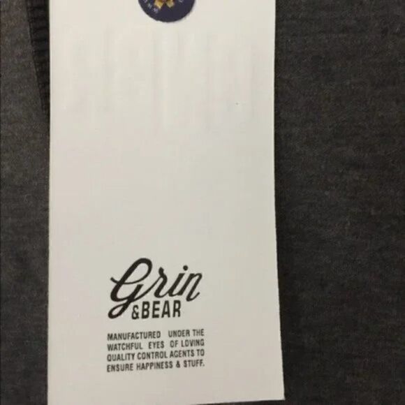 🆕 Grin & Bear Men’s Henley Long Sleeve Shirt size L - Picture 4 of 6